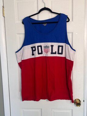Polo Ralph Lauren KSwiss Shield Olympic tank XXL